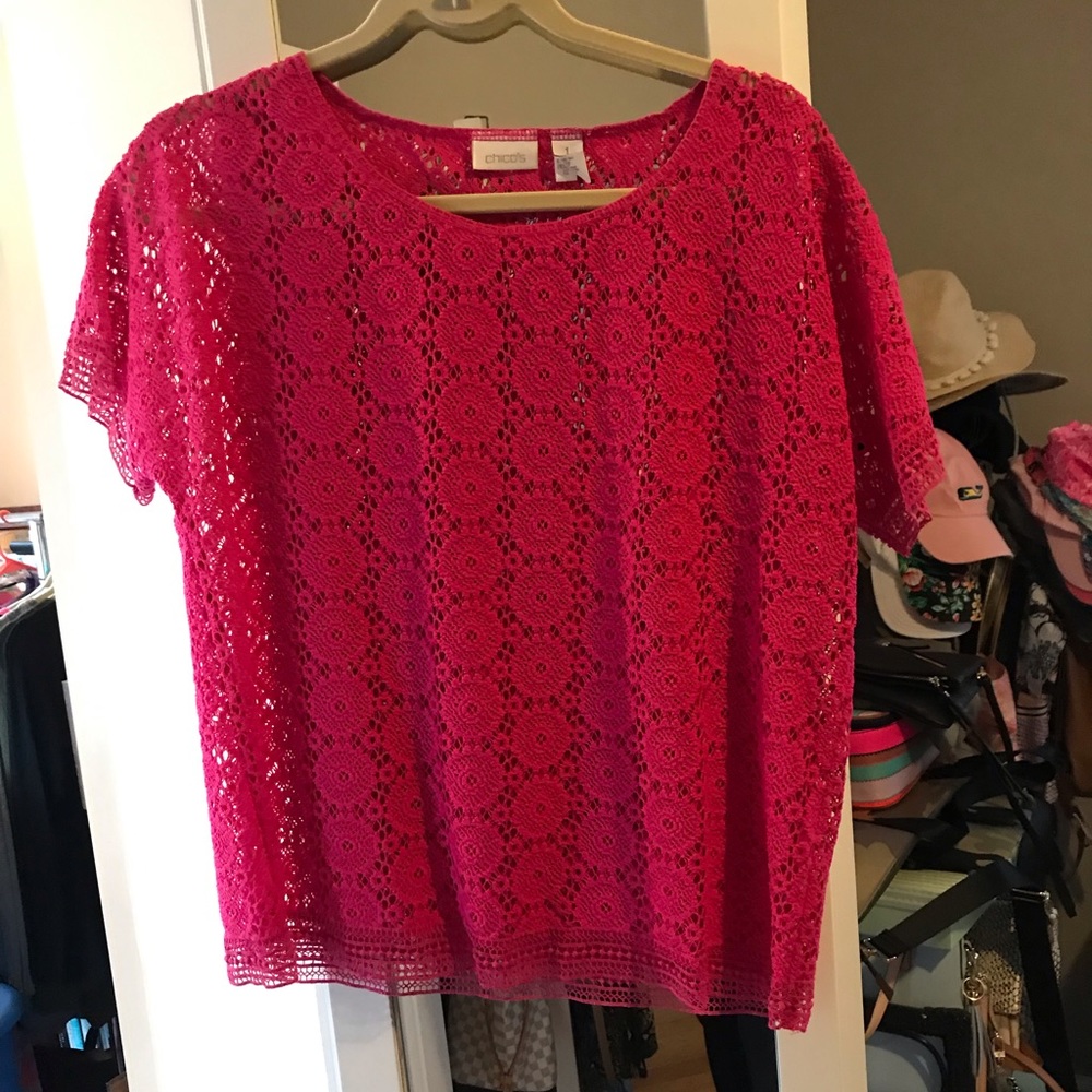 Chico’s Crochet Top size 1